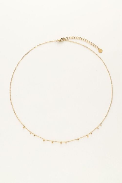 My Jewellery Necklace mini dots Goud