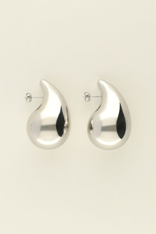My Jewellery Earring drop big Zilver