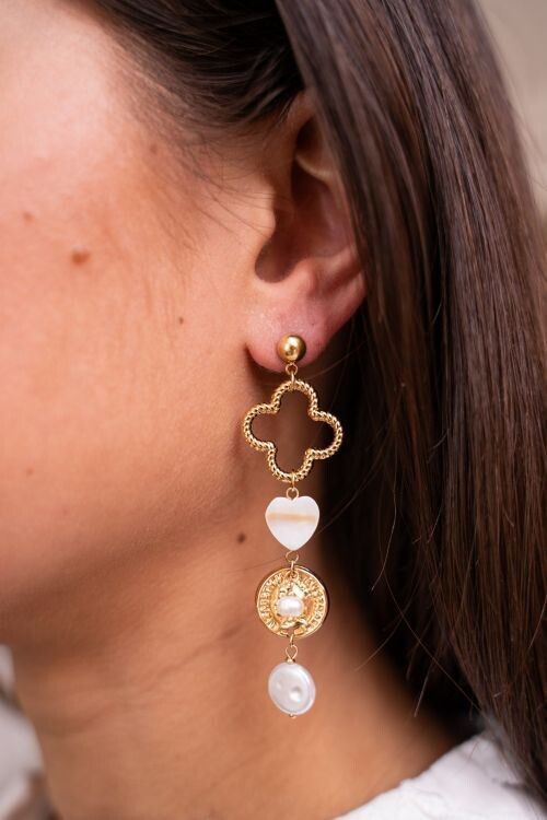 My Jewellery Earring oscar clover Goud