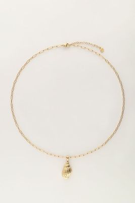 My Jewellery Necklace wokkel shell pearl Gold