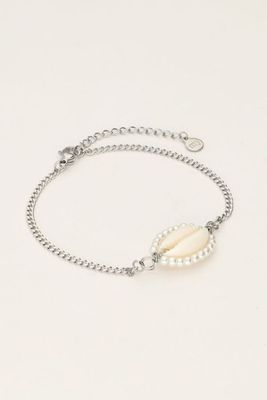 My Jewellery Bracelet shell pearls zilver