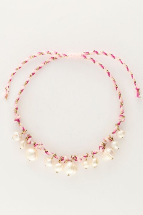My Jewellery Bracelet with pearls Goud