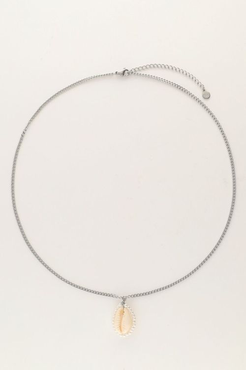 My Jewellery Necklace shell pearls zilver