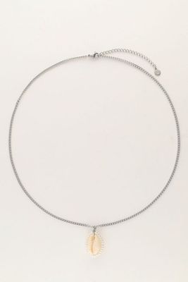My Jewellery Necklace shell pearls zilver