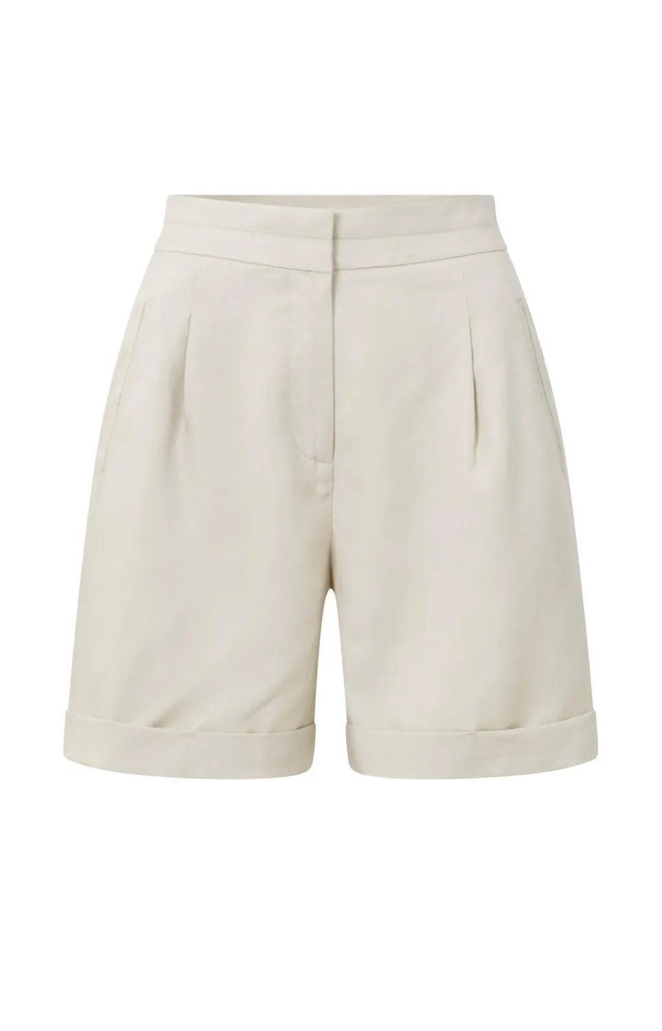 Yaya High waist bermuda short