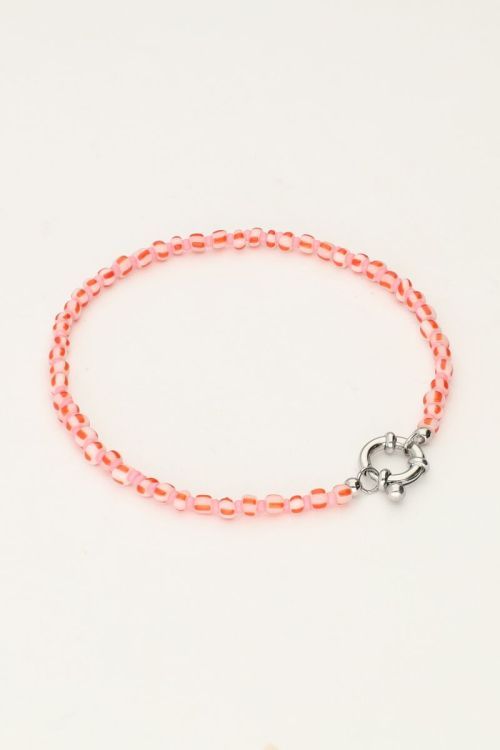My Jewellery bracelet beads with lock Silver MJ10811