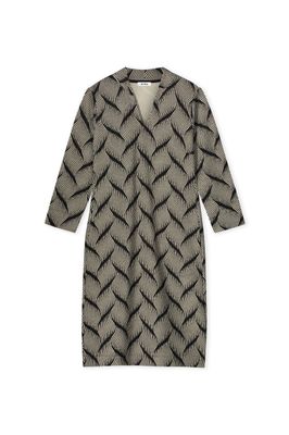 Kyra dress long sleeve graphic dessin