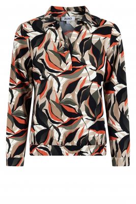 Zoso Printed Travel Blouse