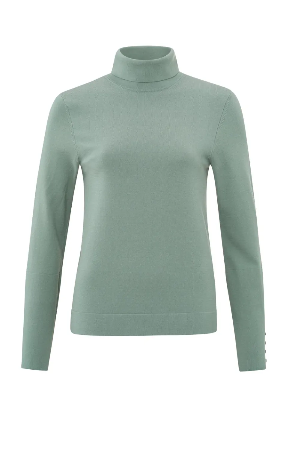 YaYa Turtleneck sweater with button