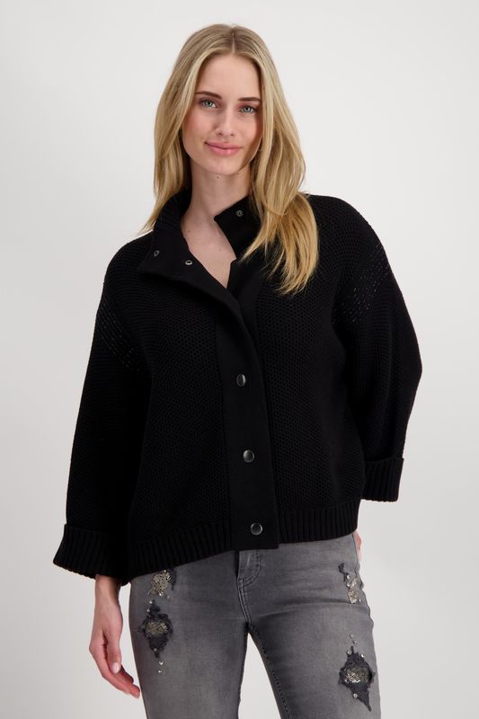 Monari vest jack zwart
