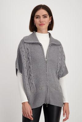 Monari Vest Grijs melange