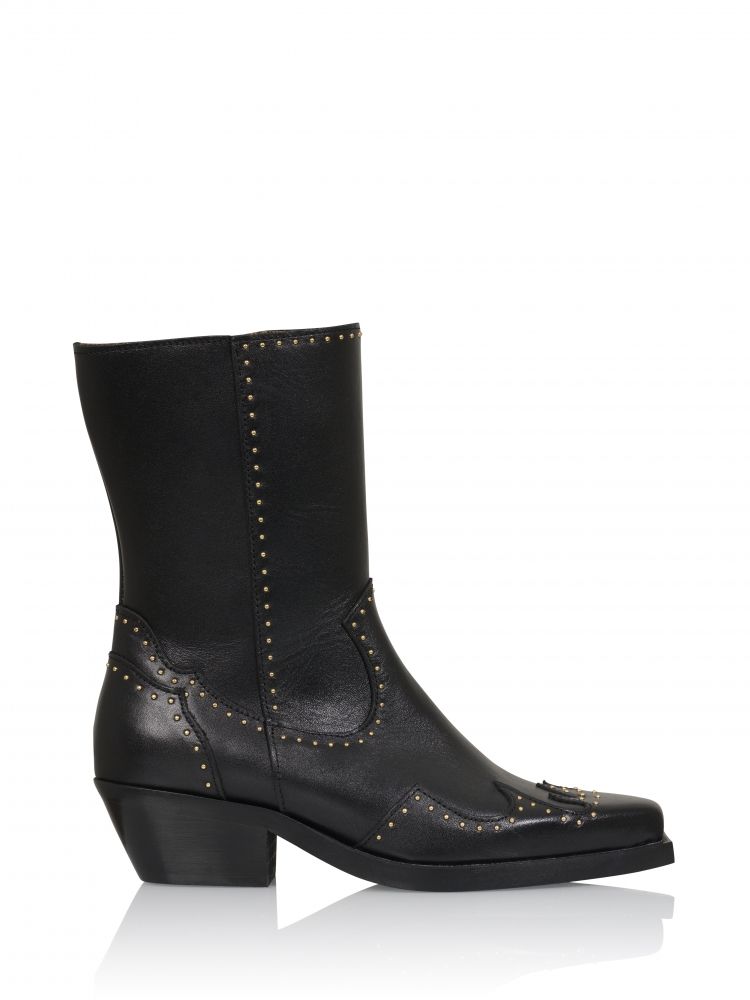 DWRS Labelwesternboot aspen zwart