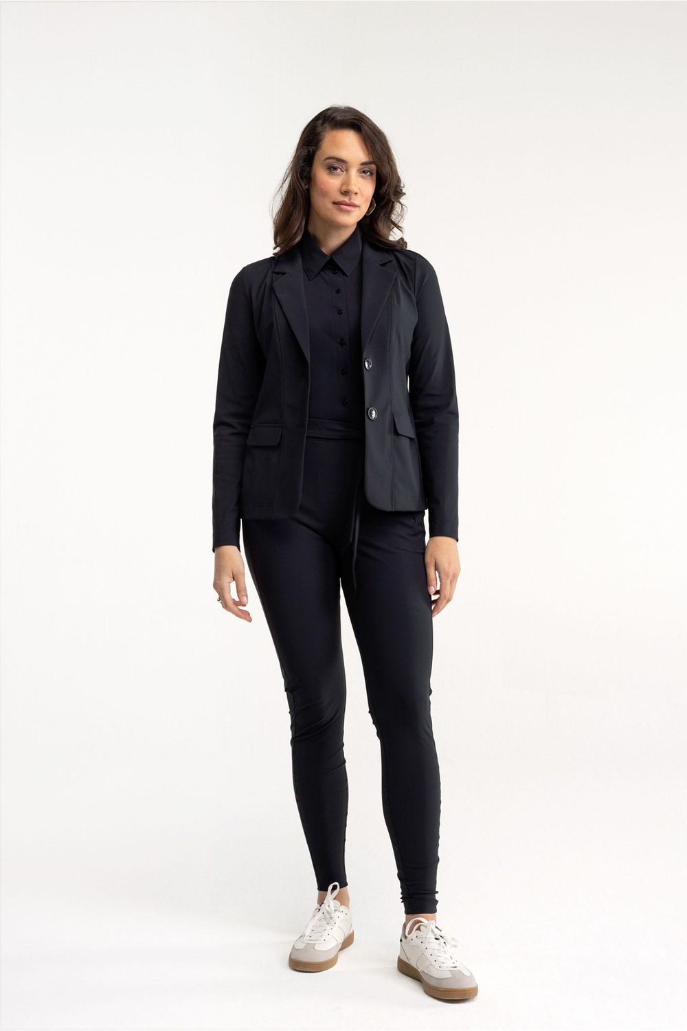 Studio Anneloes Bright bonded blazer zwart