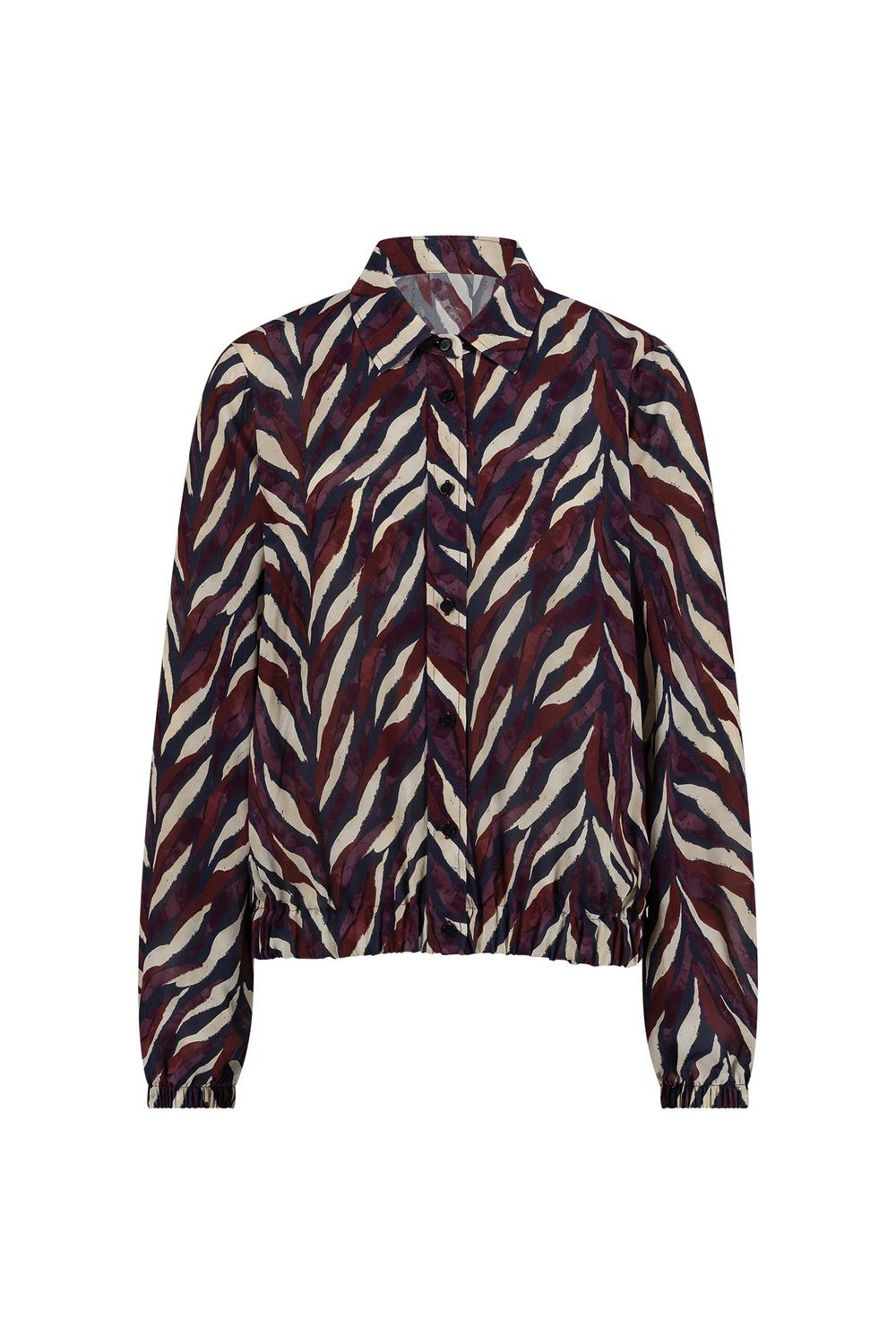 Studio Anneloes Jonny leaves crepe blouse