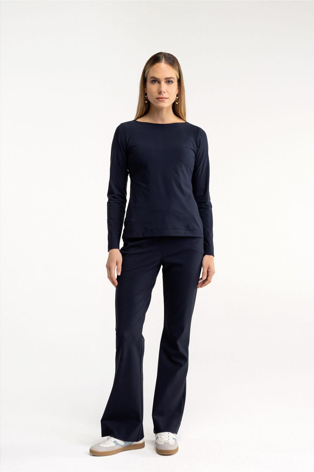 Studio Anneloes Flair bonded trousers Blauw