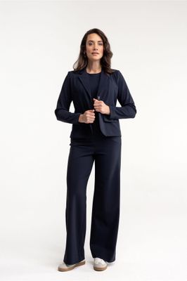 Studio Anneloes Bright bonded blazer Blauw