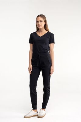 Studio Anneloes Downstairs bonded trousers Zwart