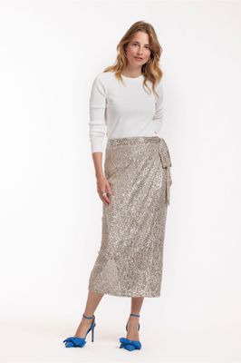 Studio Anneloes Queen sequins skirt Goud