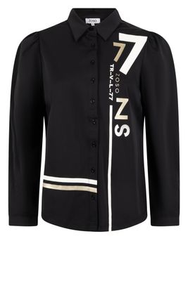 Zoso Travel blouse print goud zwart