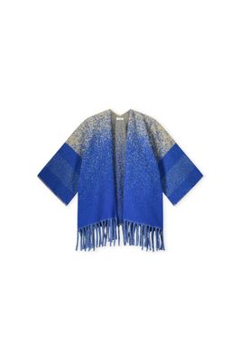 Kyra poncho royal blue