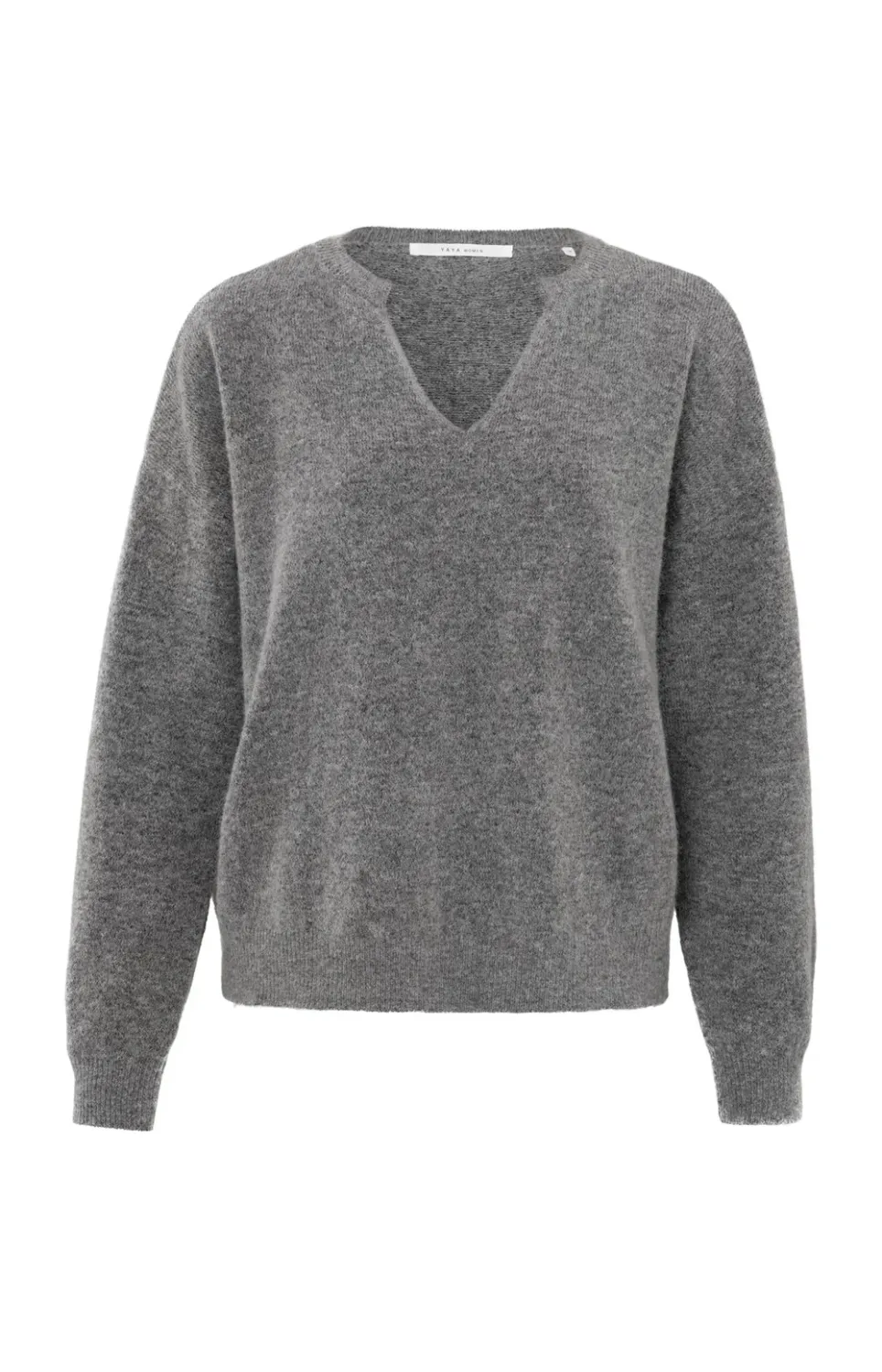 YaYa Sweater with round v-neck