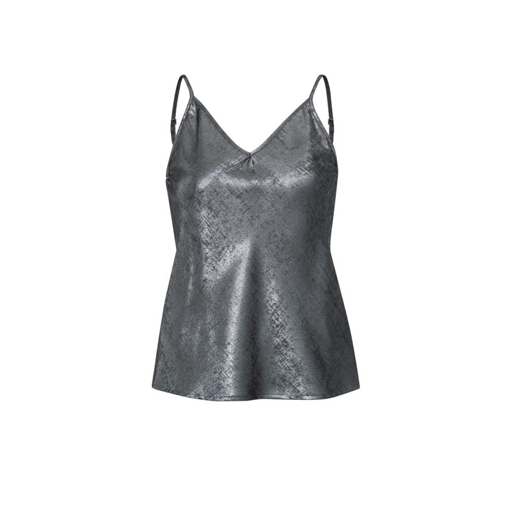 YaYa Metallic drape singlet