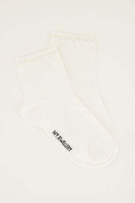 My Jewellery Socks pearl edge