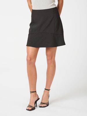 Neo Noir Loui Bedazzled rok zwart