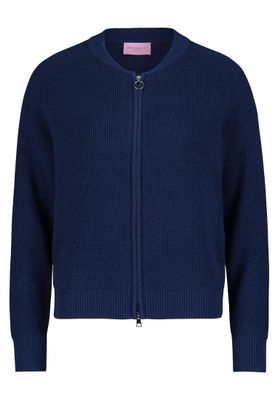 So Cosy gebreid vest blauw