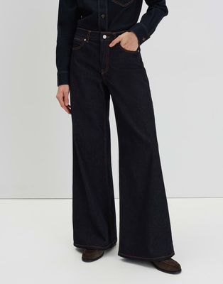 Someday broek Cellma palazzo blauw