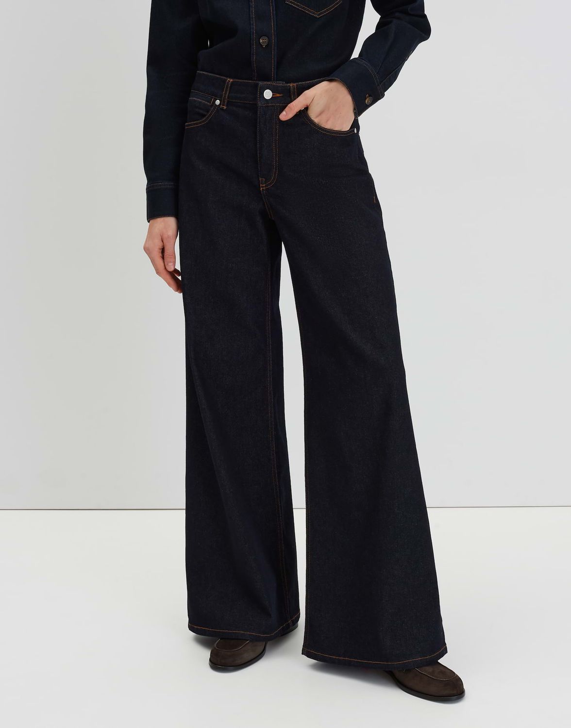 Someday broek Cellma palazzo blauw