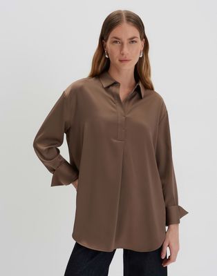 Someday blouse Zanza soft mocha