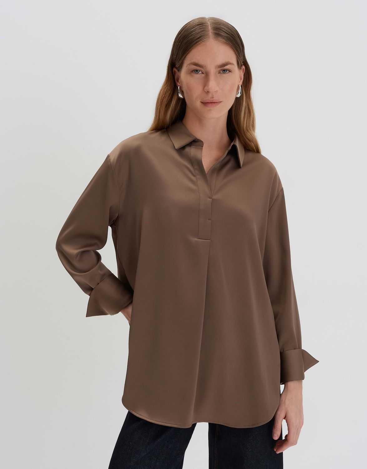 Someday blouse Zanza soft mocha