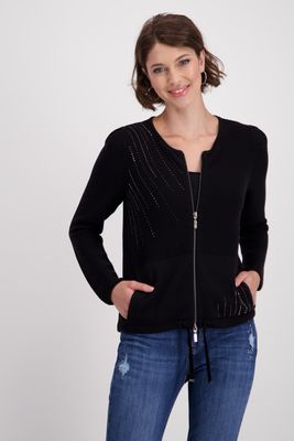 Monari Strickjacke schwarz