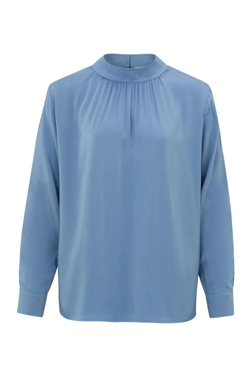 YaYa Satin turtle neck blouse top w