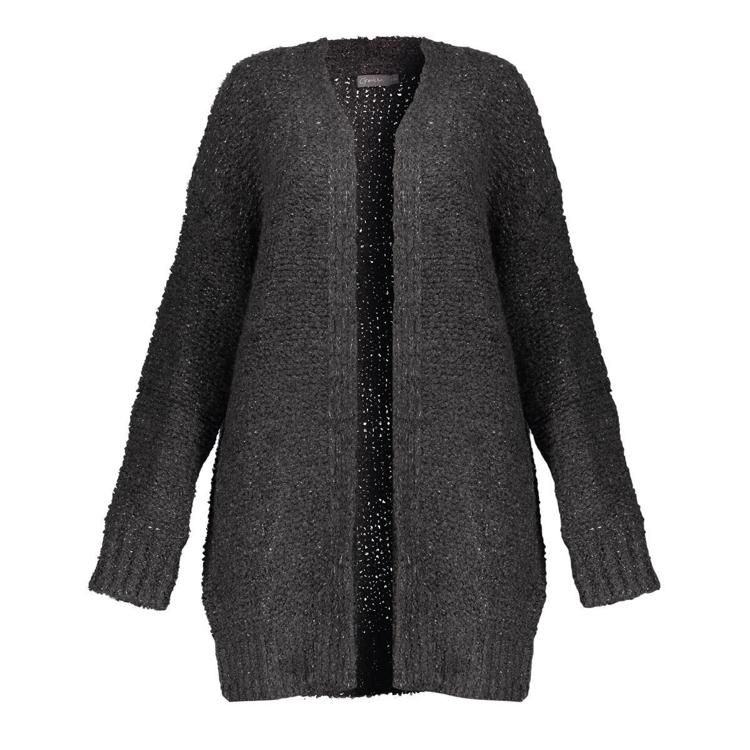 Geisha Vest lurex grijs