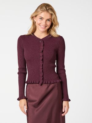 Neo Noir Eshra Knit Blouse Rood