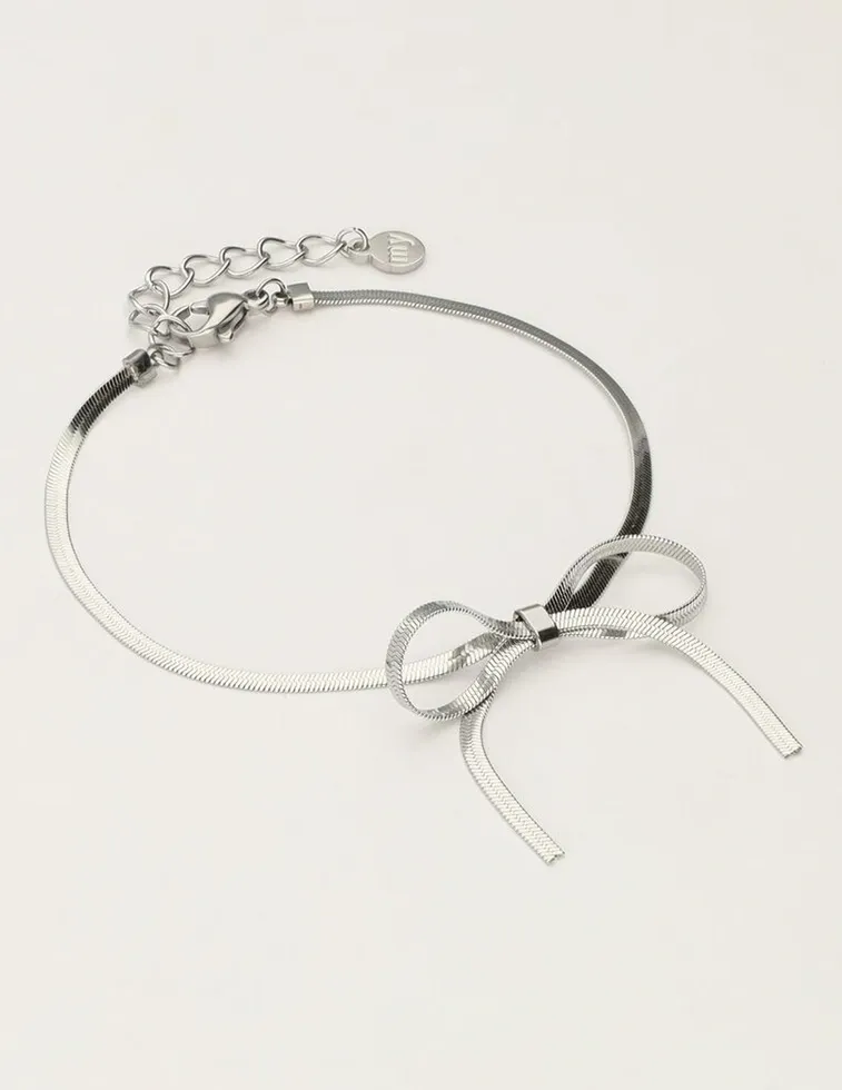 My Jewellery Bracelet with bow Zilver