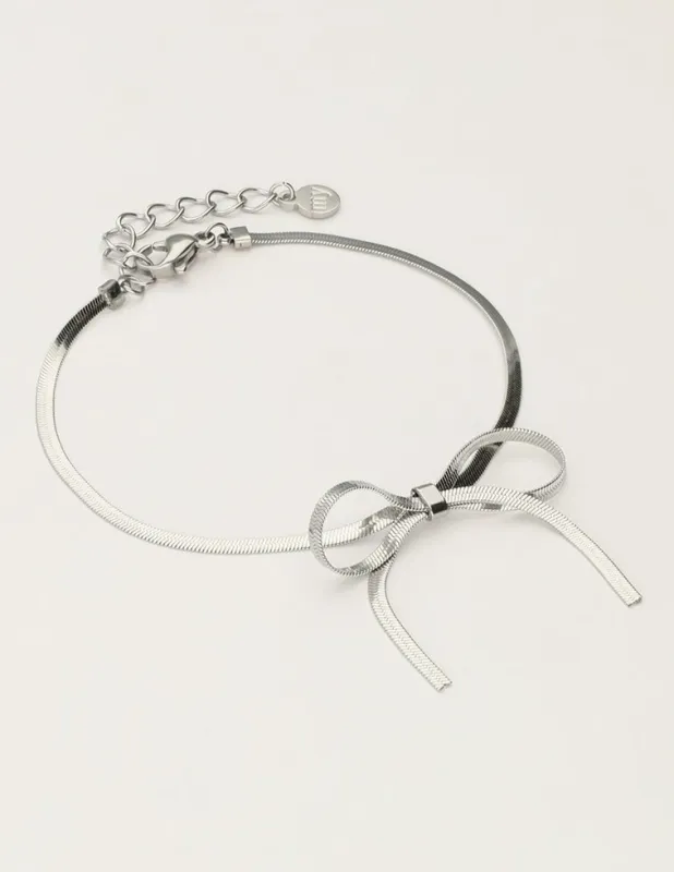 My Jewellery Bracelet with bow Zilver