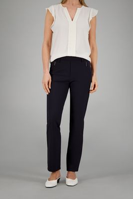 Gardeur Hose Pull On Slim Blauw