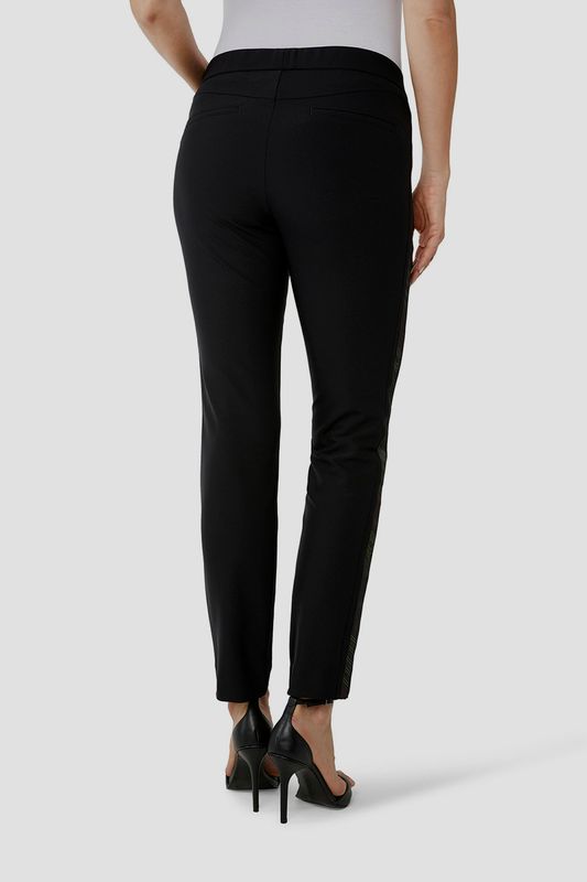 Gardeur Hose Pull On Slim Zwart