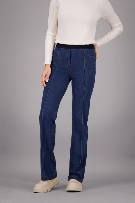 Gardeur Hose Pull On Slim Grijs