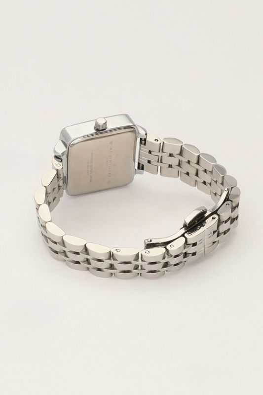 My Jewellery watch square chain Zilver