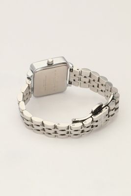My Jewellery watch square chain Zilver