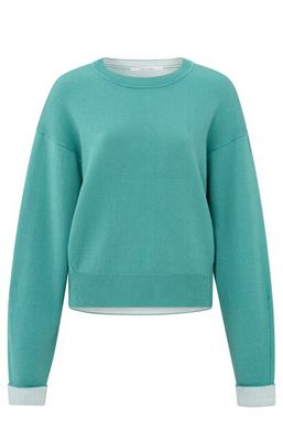 Yaya Trui met ronde hals en contrasterende boorddetails