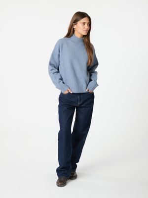 Neo Noir Paulina Knit Blouse Blauw