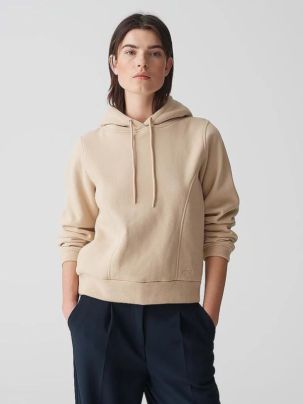 Opus Gapu sweater met capuchon Beige