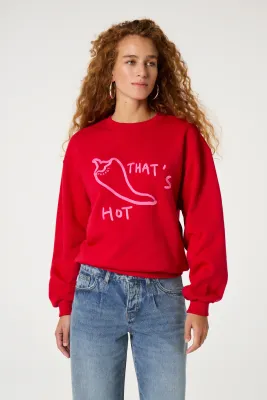 Fabienne Chapot Terry Sweater Rood