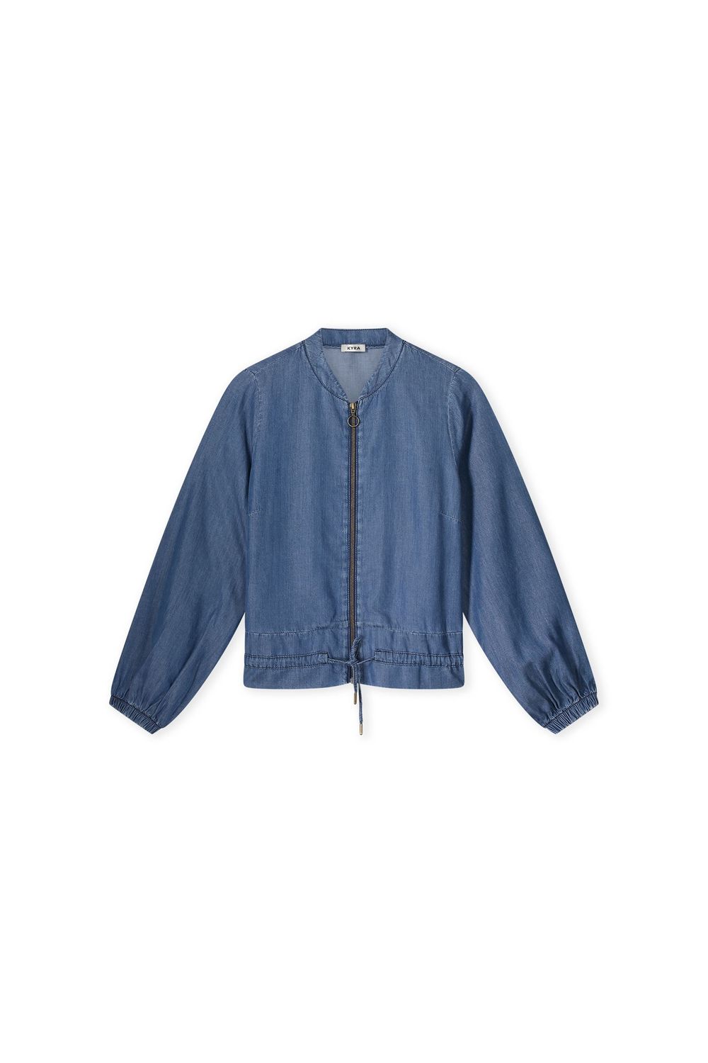 Kyra bomber denim look blauw