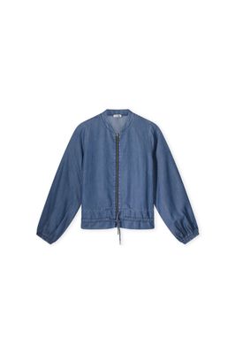 Kyra bomber denim look blauw